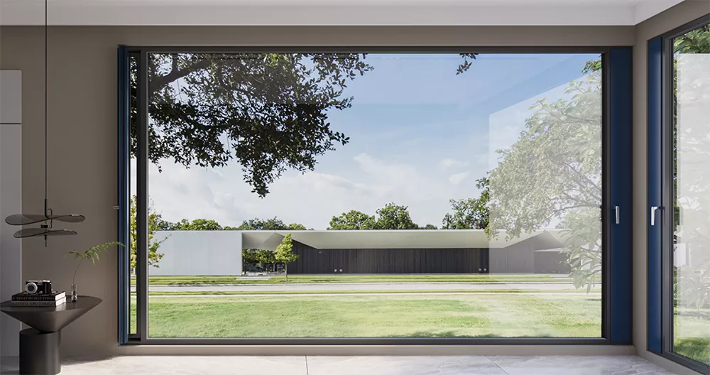 Tingkap Aluminium Pengudaraan Mikro Inovatif untuk Bangunan Kediaman dan Komersial Moden