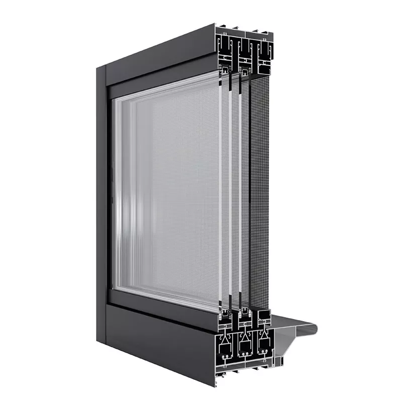 Tingkap gelongsor aloi aluminium